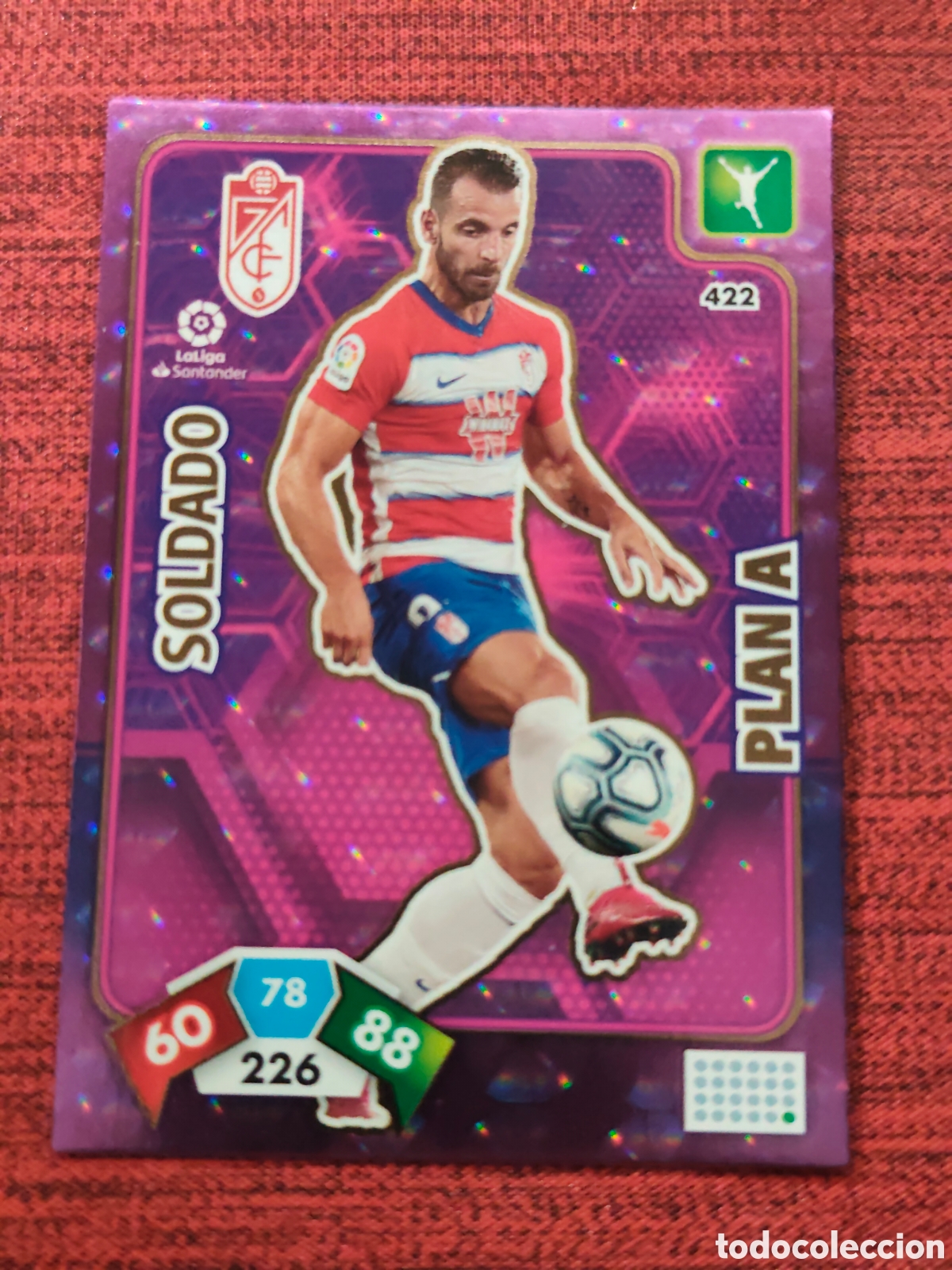Cromos de f&uacute;tbol: 422 SOLDADO GRANADA ADRENALYN XL 2019 2020