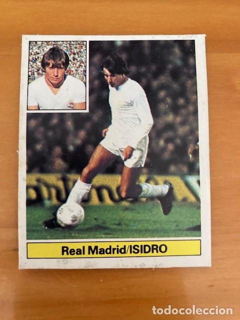 Cromos de f&uacute;tbol: ISIDRO REAL MADRID 81-82 ESTE RECUPERADO