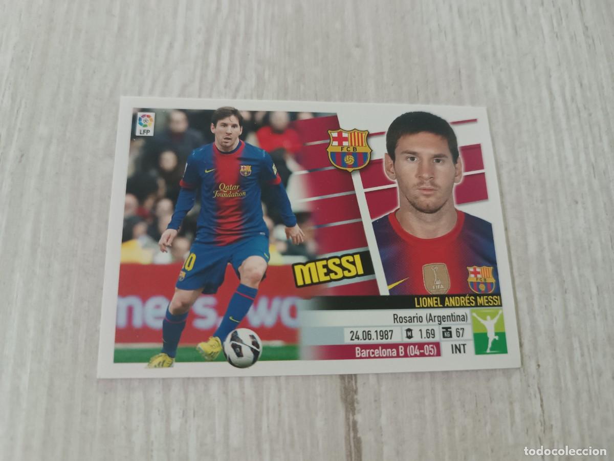 Cromos de f&uacute;tbol: MESSI LIGA ESTE 2013 2014 13 14. NUNCA PEGADO