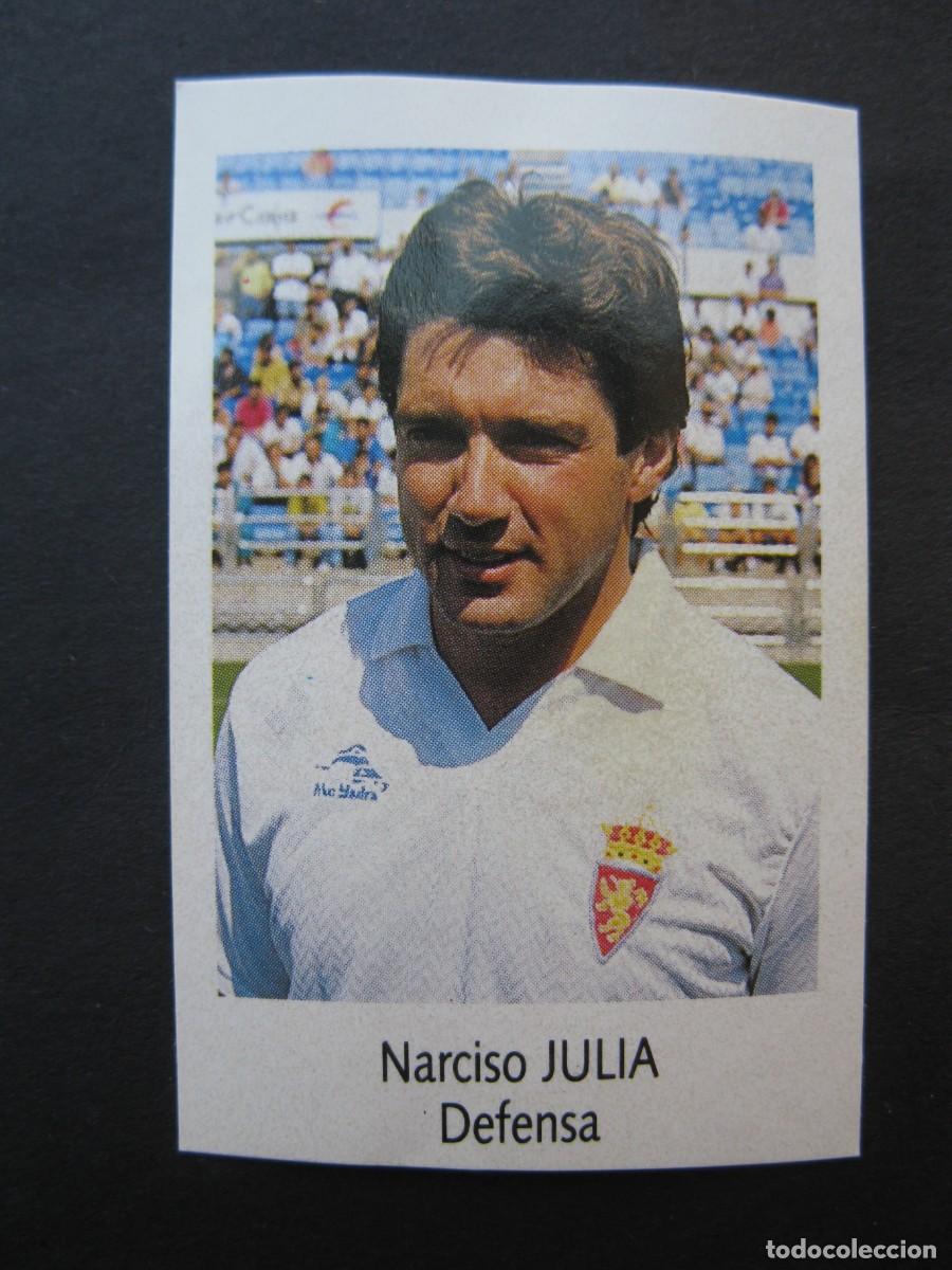 Cromos de f&uacute;tbol: JULI&Agrave; (R. ZARAGOZA) - N&ordm; 234 - LIGA F&Uacute;TBOL 91-92 - BIMBO - NUNCA PEGADO.