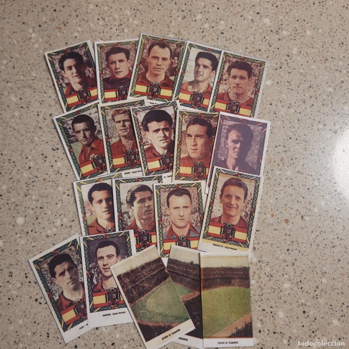 Cromos de f&uacute;tbol: SELECCION ESPA&Ntilde;OLA FUTBOL 54 COMPLETA.LEER COMENTARIOS