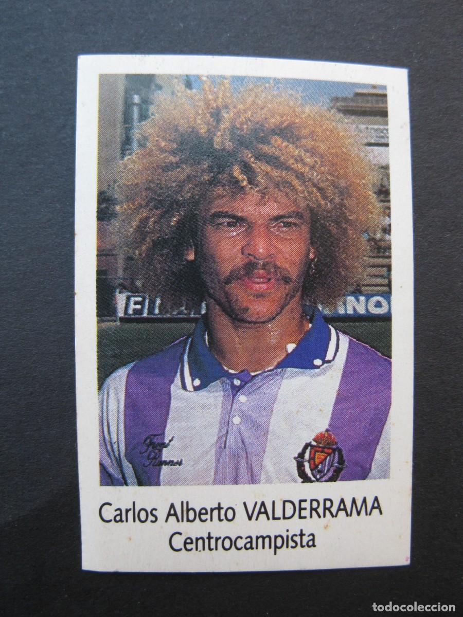 Cromos de f&uacute;tbol: VALDERRAMA (R. VALLADOLID) - N&ordm; 224 - LIGA F&Uacute;TBOL 91-92 - BIMBO - NUNCA PEGADO.