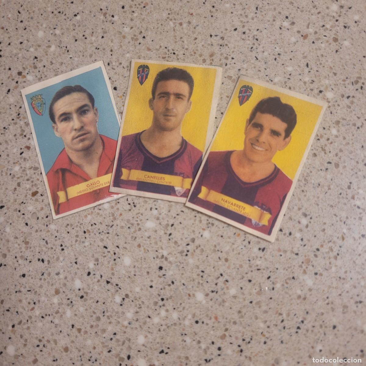Cromos de f&uacute;tbol: LOTE TRES CROMOS CAMPEONES 1949 2&ordf; DIVISION.LEER COMENTARIOS