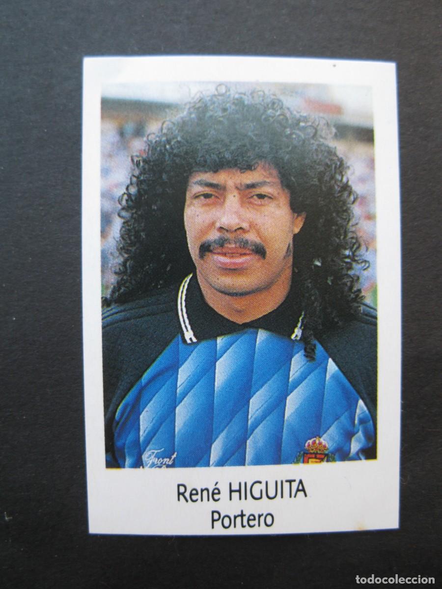 Cromos de f&uacute;tbol: HIGUITA (R. VALLADOLID) - N&ordm; 218 - LIGA F&Uacute;TBOL 91-92 - BIMBO - NUNCA PEGADO.