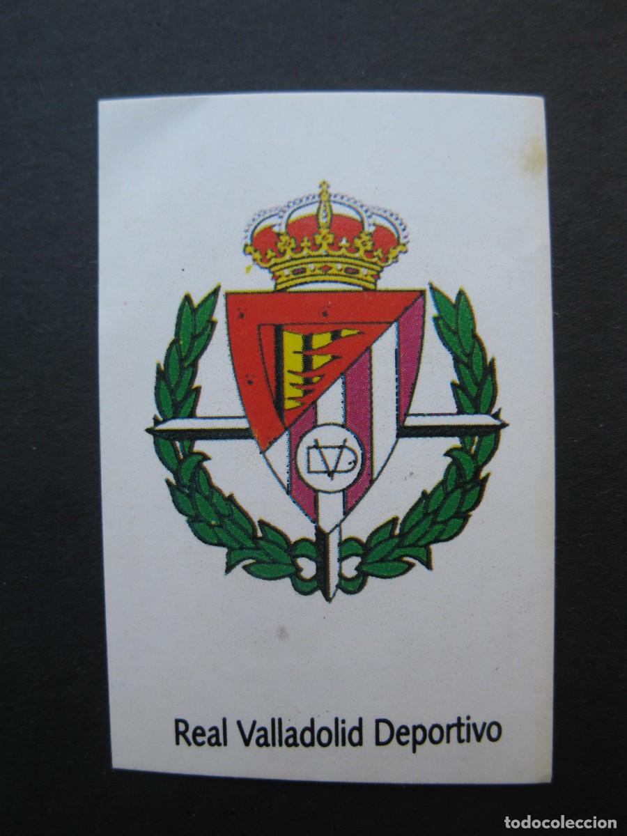 Cromos de f&uacute;tbol: ESCUDO DEL REAL VALLADOLID - N&ordm; 217 - LIGA F&Uacute;TBOL 91-92 - BIMBO - NUNCA PEGADO.