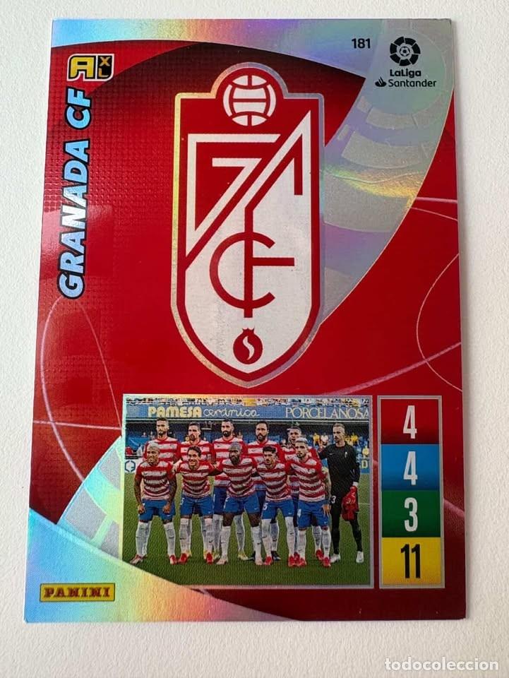 Cromos de f&uacute;tbol: Carta Escudo Granada 181 Adrenalyn 2021-22