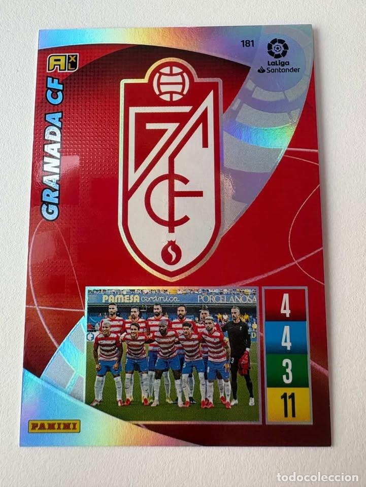Cromos de f&uacute;tbol: Carta Escudo Granada 181 Adrenalyn 2021-22