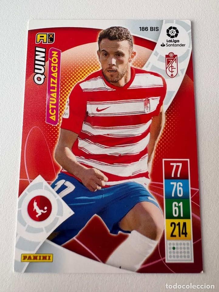 Cromos de f&uacute;tbol: Carta Quini Actualizaci&oacute;n Granada 186bis Adrenalyn 2021-22