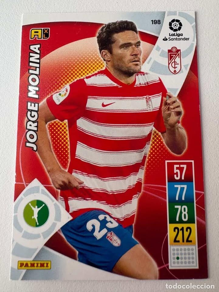 Football Stickers: Carta Jorge Molina Granada 198 Adrenalyn 2021-22