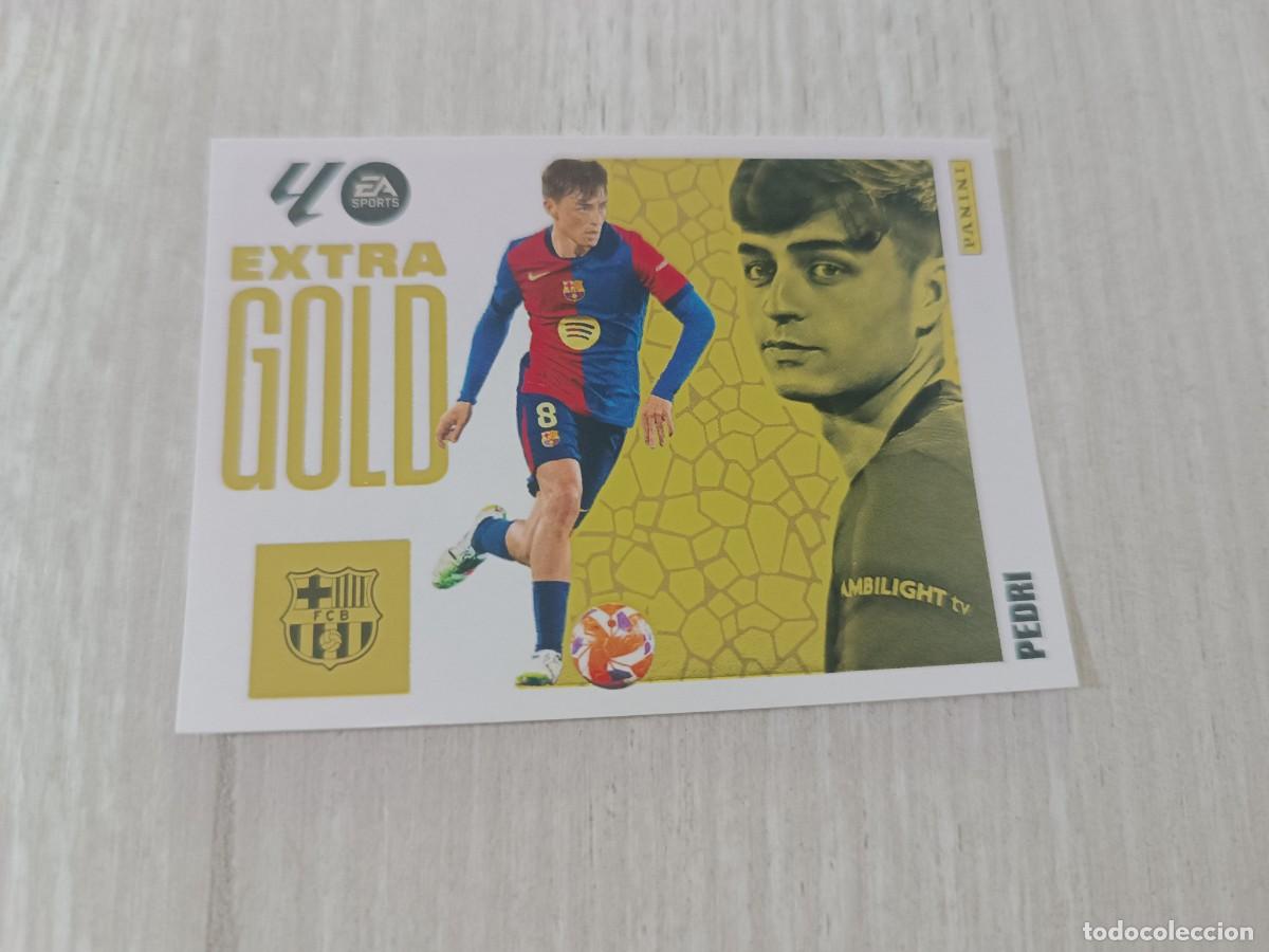 Football Stickers: PEDRI EXTRA GOLD LIGA ESTE 2025 2026 25 26. NUNCA PEGADO