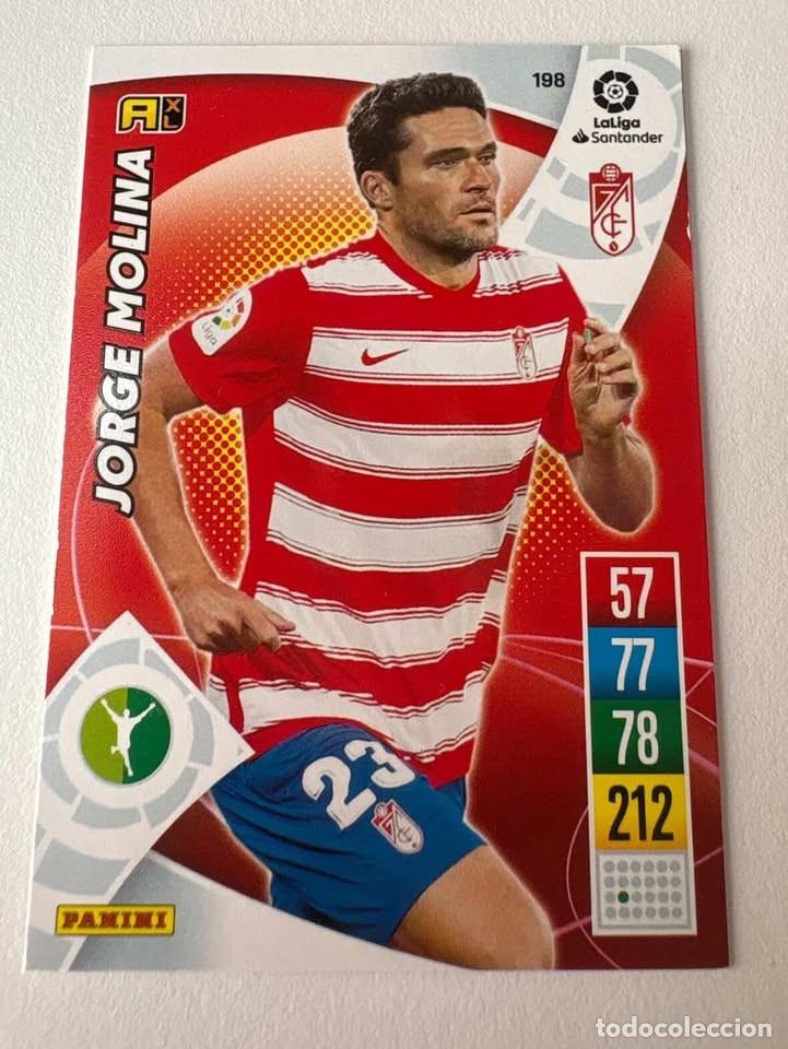 Football Stickers: Carta Jorge Molina Granada 198 Adrenalyn 2021-22