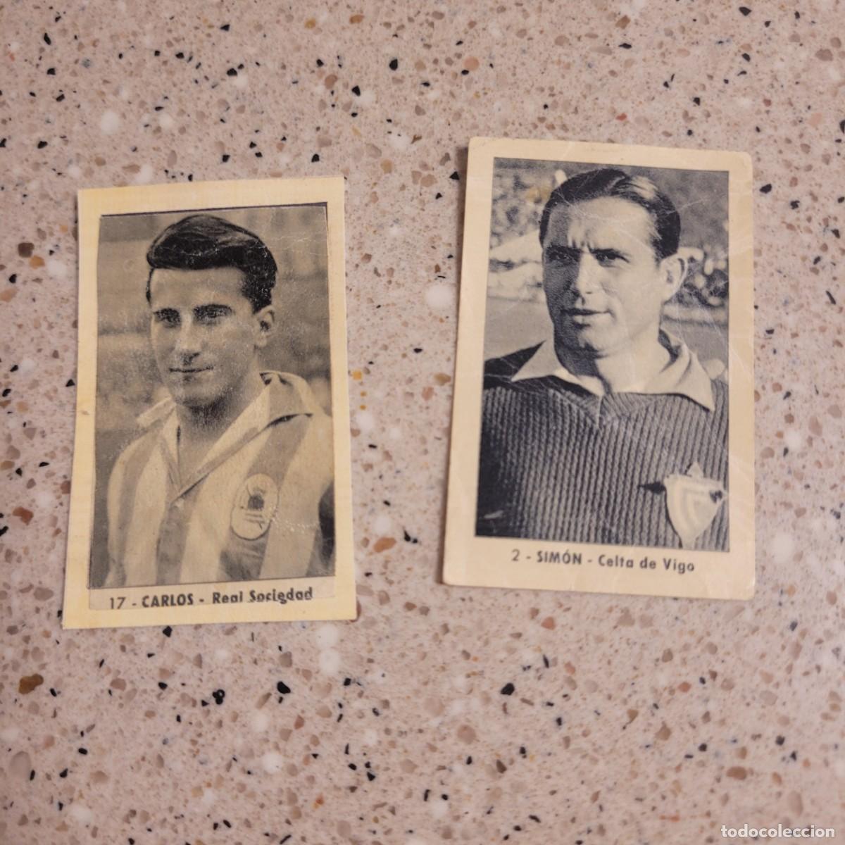 Cartes &agrave; collectionner de Football: LOTE DOS CROMOS ORIGINALES DE RUIZ ROMERO 1952