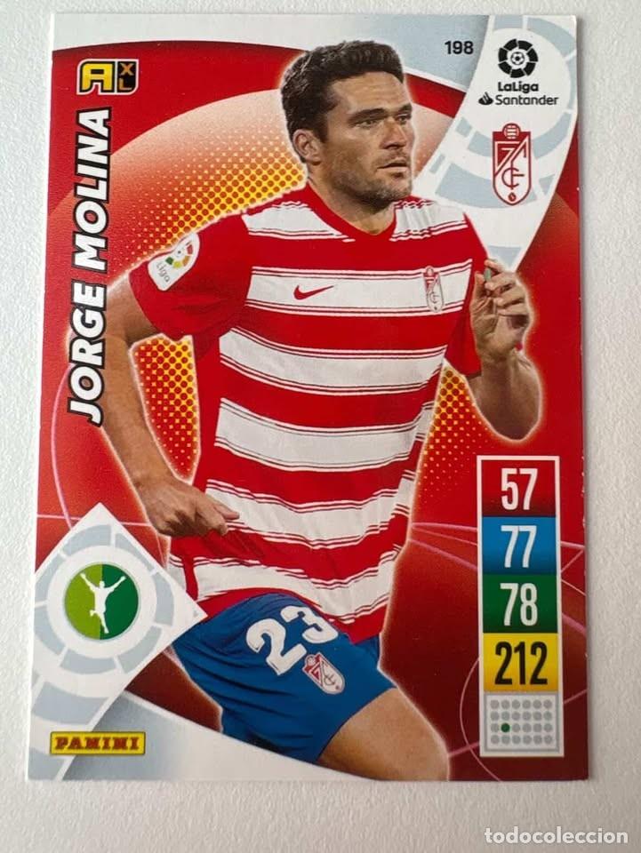 Cromos de f&uacute;tbol: Carta Jorge Molina Granada 198 Adrenalyn 2021-22