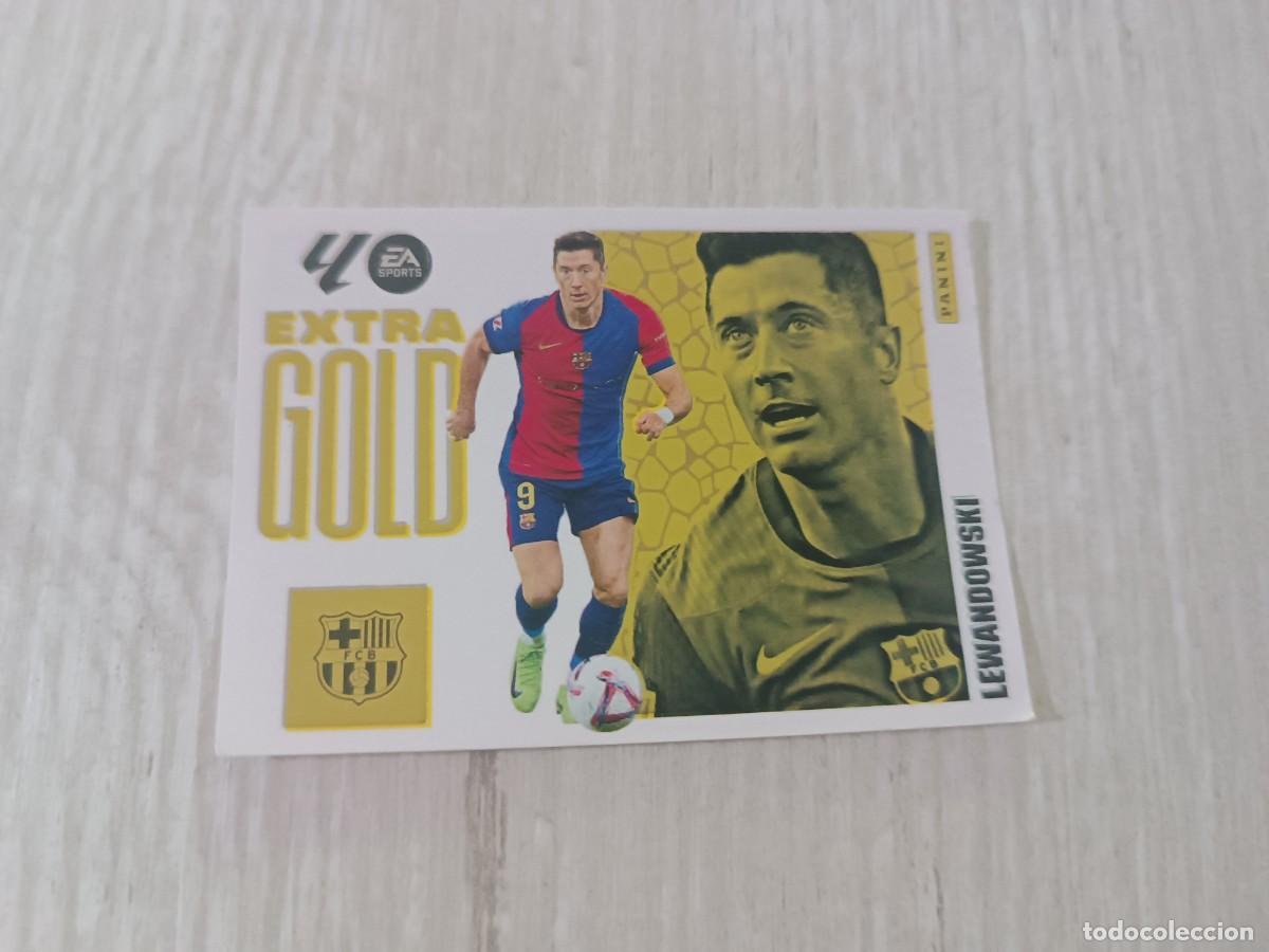 Cartes &agrave; collectionner de Football: LEWANDOWSKI EXTRA GOLD LIGA ESTE 2025 2026 25 26. NUNCA PEGADO