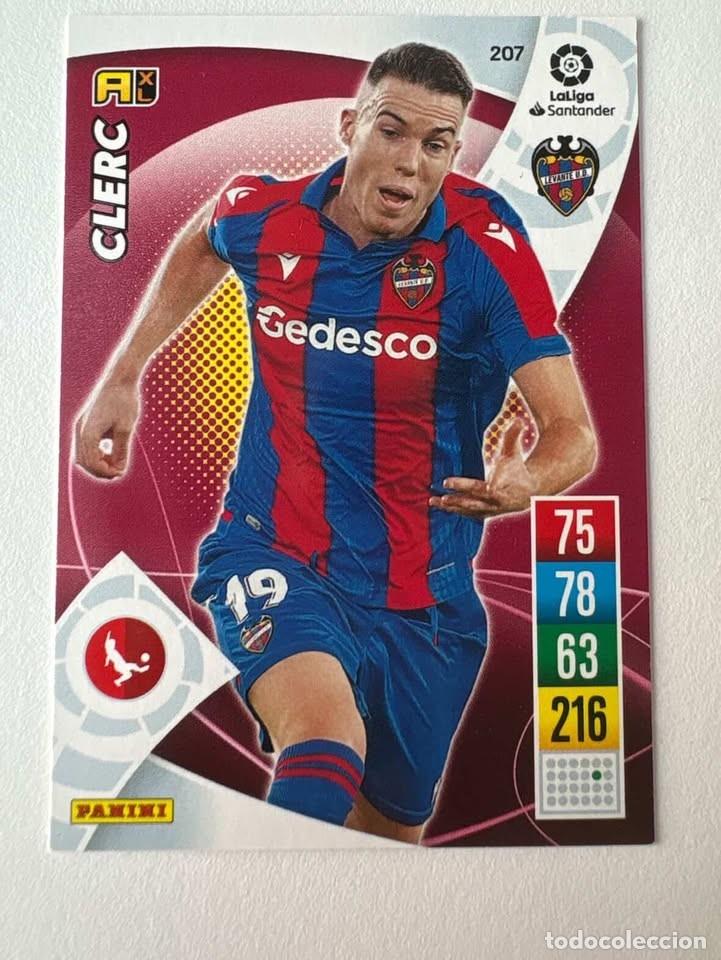 Cromos de f&uacute;tbol: Carta Clerc Levante 207 Adrenalyn 2021-22