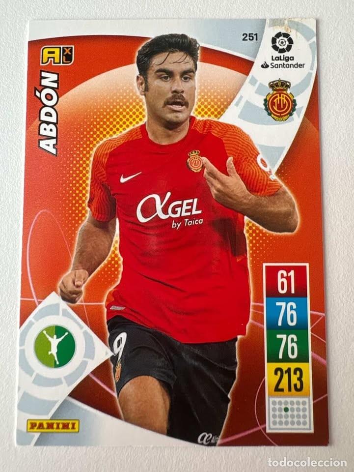 Cromos de f&uacute;tbol: Carta Abd&oacute;n Mallorca 251 Adrenalyn 2021-22