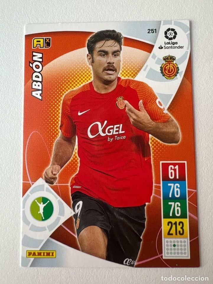 Cromos de f&uacute;tbol: Carta Abd&oacute;n Mallorca 251 Adrenalyn 2021-22
