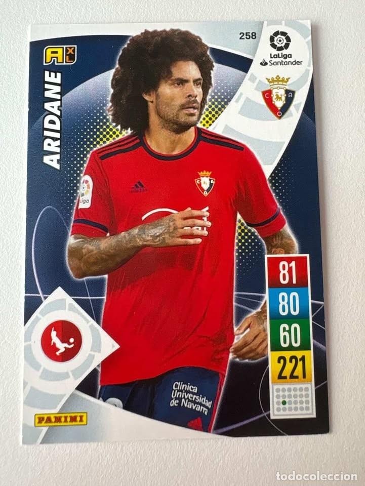 Cromos de f&uacute;tbol: Carta Aridane Osasuna 258 Adrenalyn 2021-22