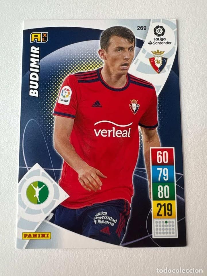Cromos de f&uacute;tbol: Carta Budimir Osasuna 269 Adrenalyn 2021-22