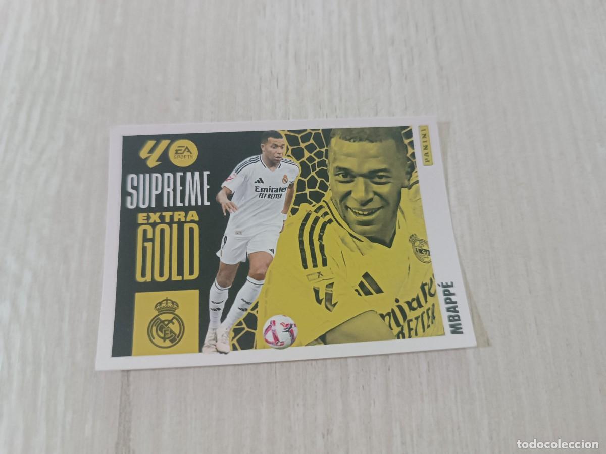 Cartes &agrave; collectionner de Football: MBAPPE SUPREME EXTRA GOLD LIGA ESTE 2025 2026 25 26. NUNCA PEGADO