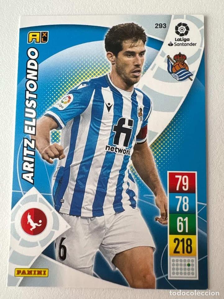 Cromos de f&uacute;tbol: Carta Aritz Elustondo Real Sociedad 293 Adrenalyn 2021-22