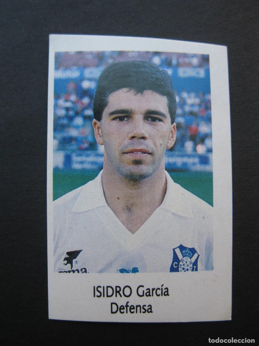 Cromos de f&uacute;tbol: ISIDRO (C.D. TENERIFE) - N&ordm; 197 - LIGA F&Uacute;TBOL 91-92 - BIMBO - NUNCA PEGADO.