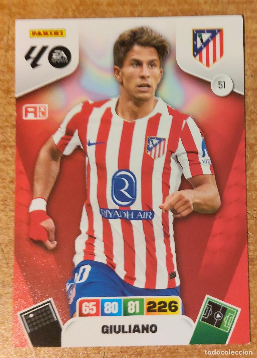 Cromos de f&uacute;tbol: 51 GIULIANO. ATL&Eacute;TICO DE MADRID. ADRENALYN XL 2025-26