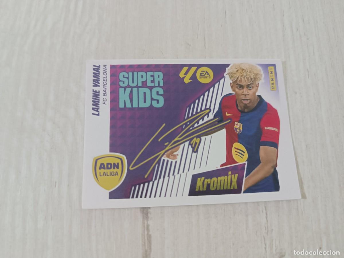 Cartes &agrave; collectionner de Football: LAMINE YAMAL SUPER KIDS KROMIX LIGA ESTE 2025 2026 25 26. NUNCA PEGADO