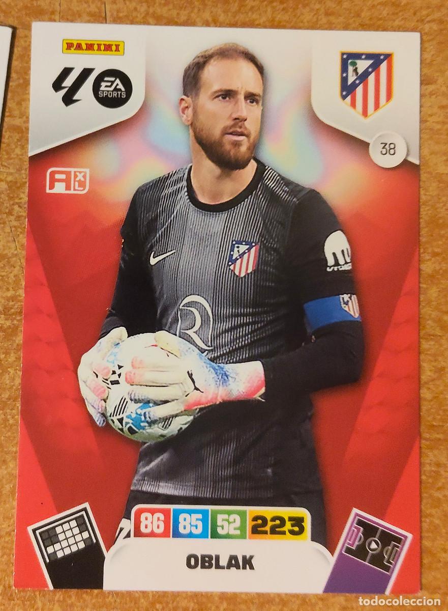 Cromos de f&uacute;tbol: ADRENALYN XL 2024 2025 24 25 PANINI OBLAK 38 ATL&Eacute;TICO MADRID COLECCI&Oacute;N LIGA ALBUM