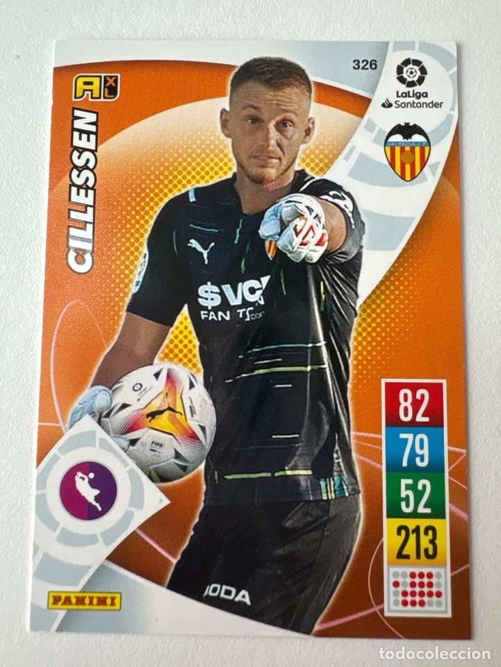 Figurine di Calcio: Carta Cillessen Valencia 326 Adrenalyn 2021-22