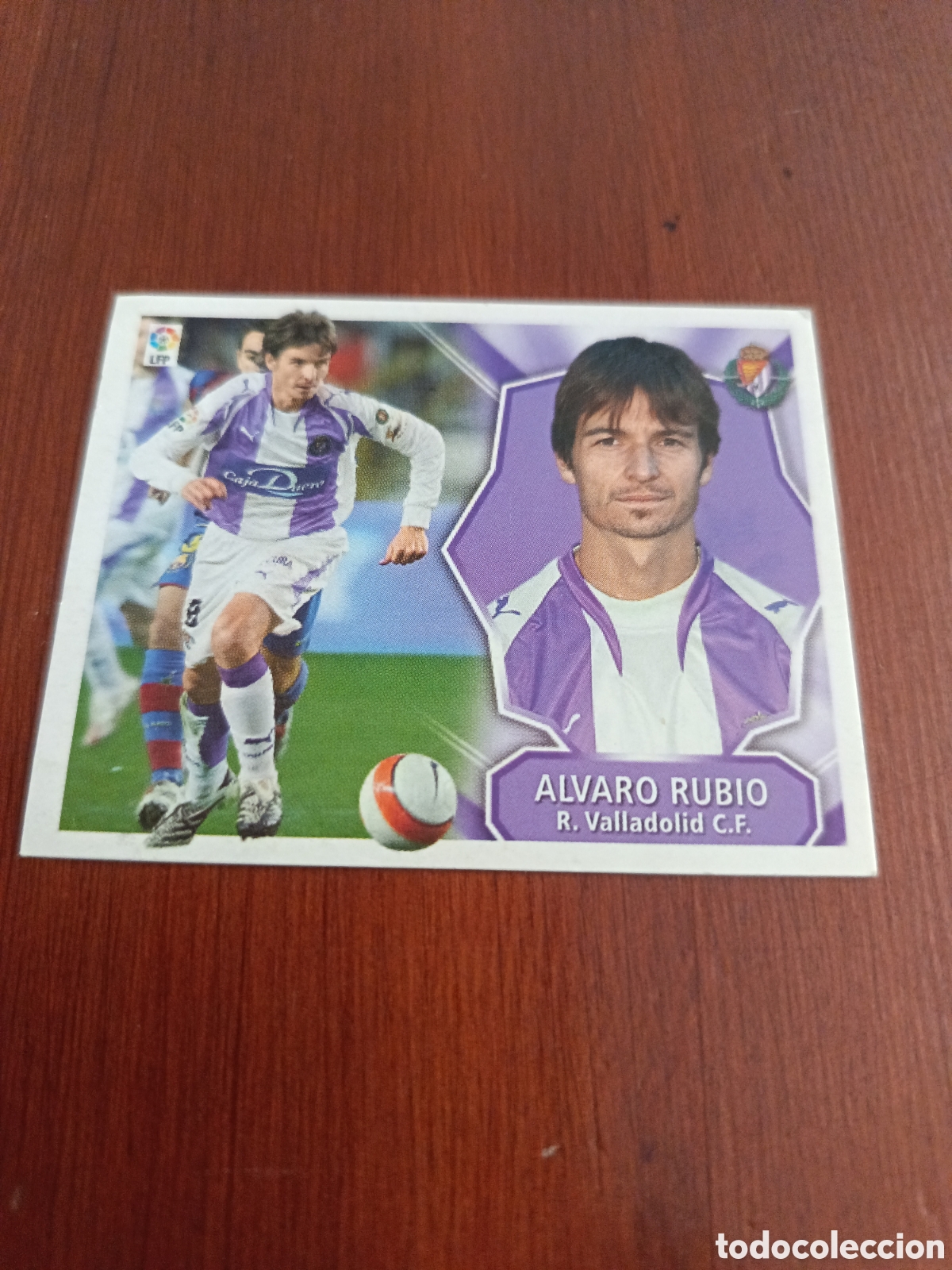 Football Stickers: &Aacute;lvaro Rubio Real Valladolid
