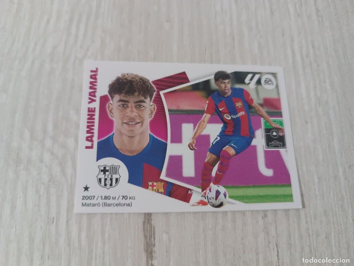 Football Stickers: LAMINE YAMAL LIGA ESTE 2024 2025 24 25. NUNCA PEGADO