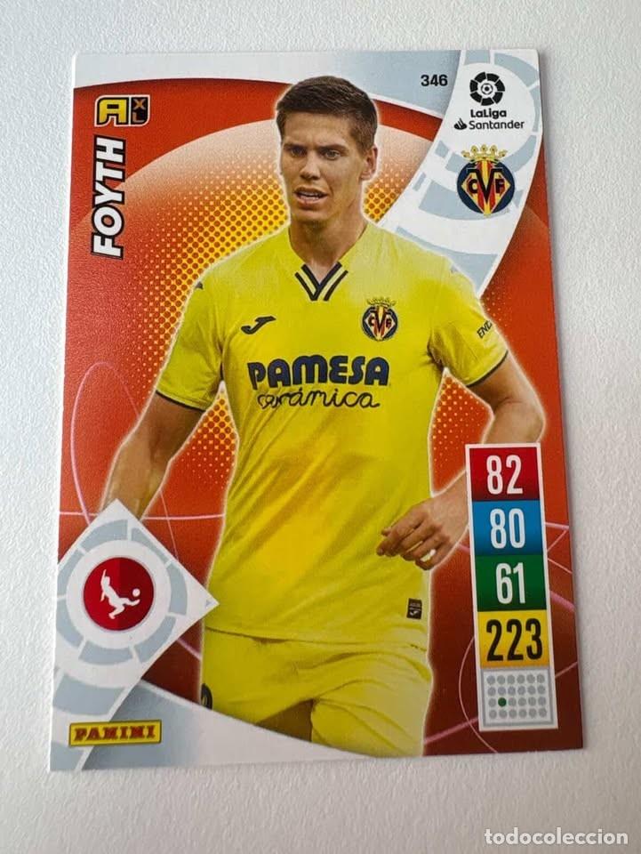 Cromos de f&uacute;tbol: Carta Foyth Villareal 346 Adrenalyn 2021-22