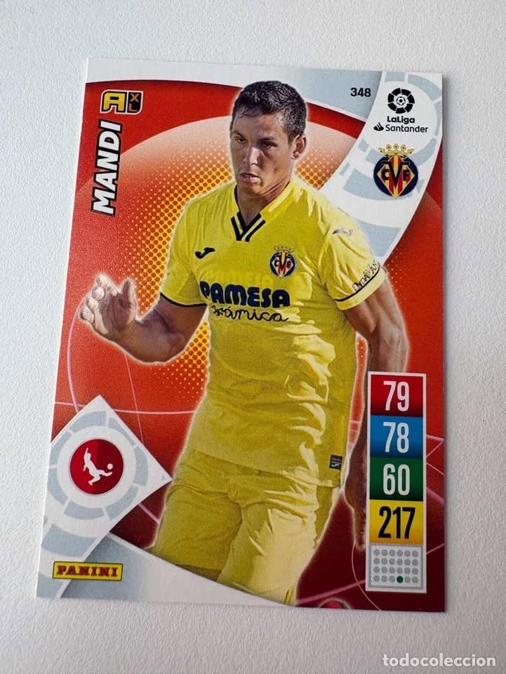Cromos de f&uacute;tbol: Carta Mandi Villareal 348 Adrenalyn 2021-22