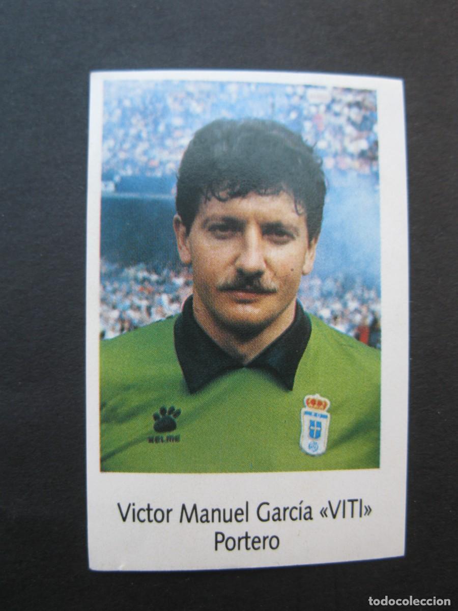 Cromos de f&uacute;tbol: VITI (R. OVIEDO) - N&ordm; 158 - LIGA F&Uacute;TBOL 91-92 - BIMBO - NUNCA PEGADO.