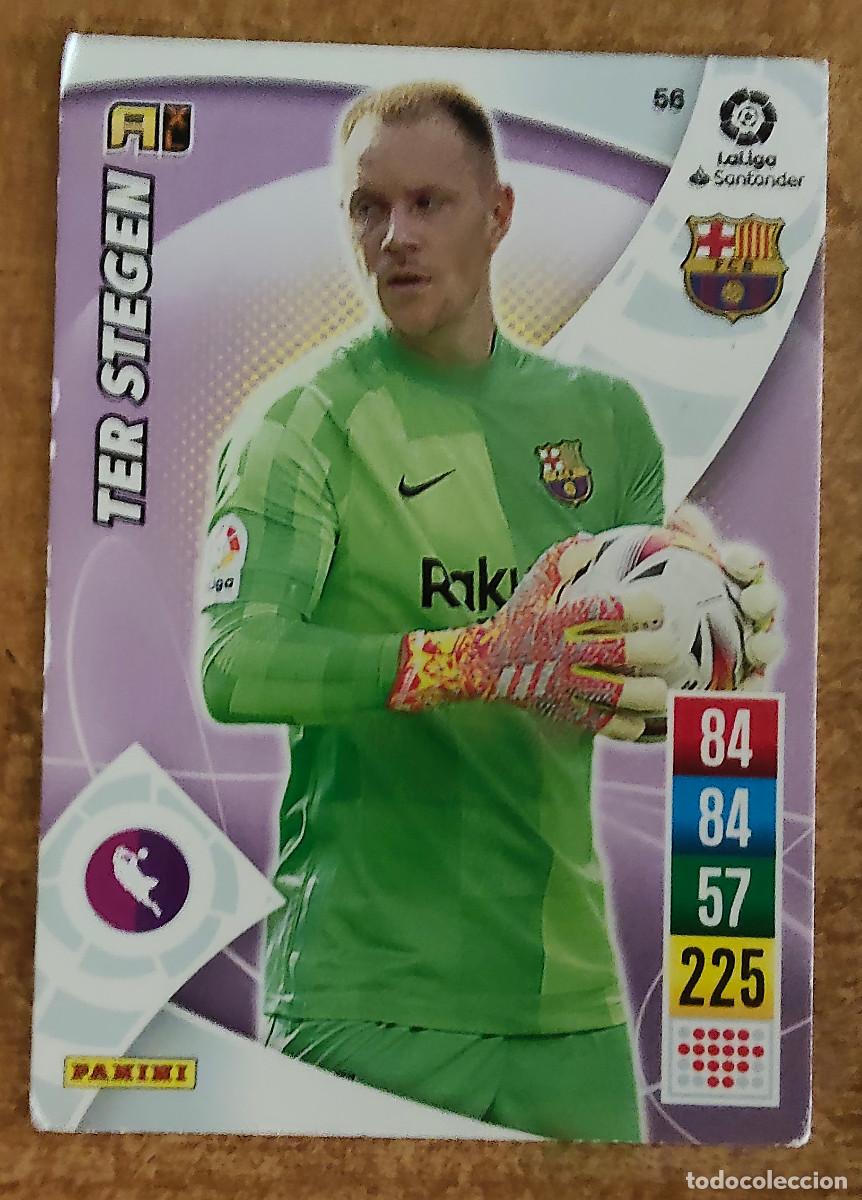 Cromos de f&uacute;tbol: ADRENALYN: LIGA 2021-2022 (FC BARCELONA) N&deg;56 TER STEGEN