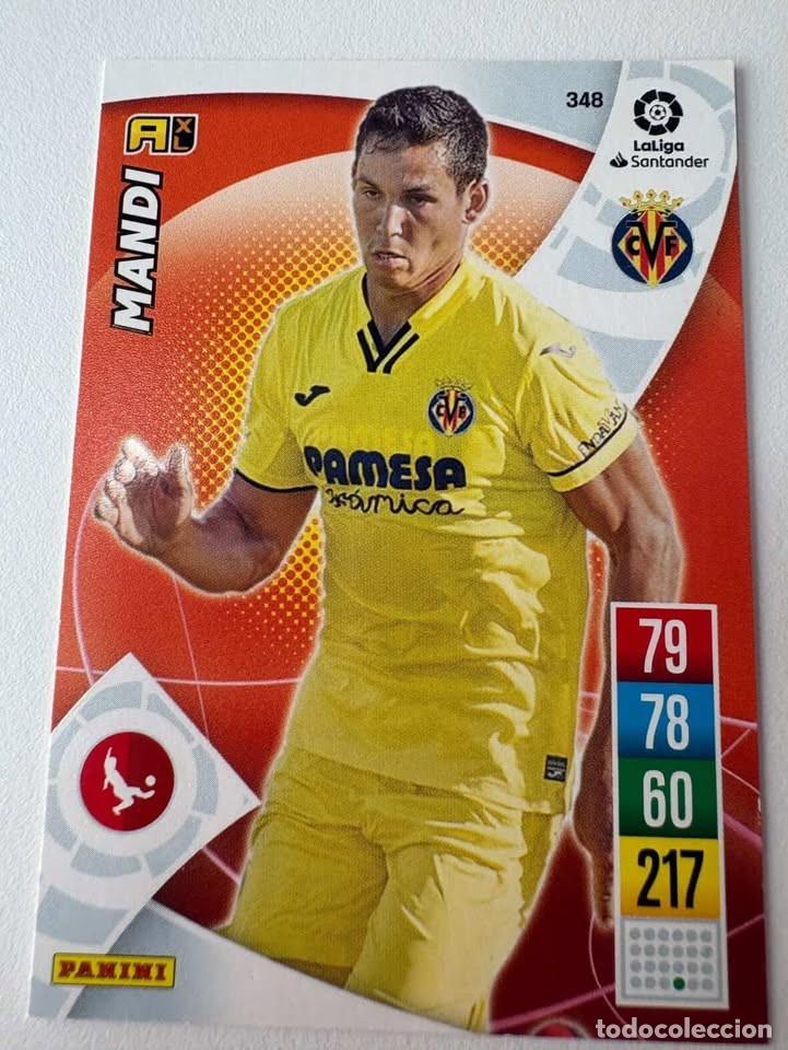 Cromos de f&uacute;tbol: Carta Mandi Villareal 348 Adrenalyn 2021-22
