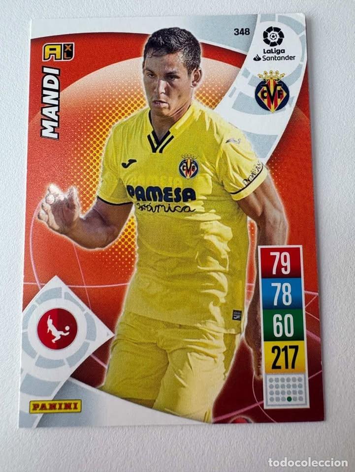 Cromos de f&uacute;tbol: Carta Mandi Villareal 348 Adrenalyn 2021-22