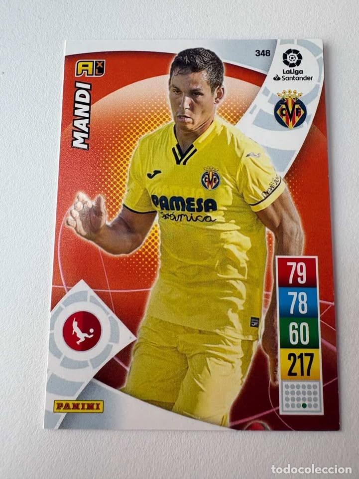 Cromos de f&uacute;tbol: Carta Mandi Villareal 348 Adrenalyn 2021-22