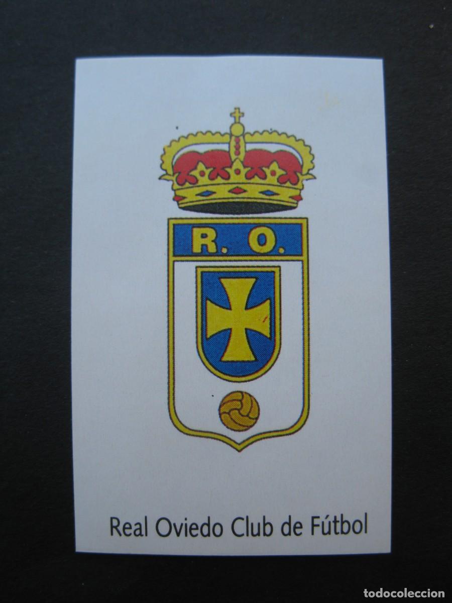 Cromos de f&uacute;tbol: ESCUDO DEL REAL OVIEDO - N&ordm; 157 - LIGA F&Uacute;TBOL 91-92 - BIMBO - NUNCA PEGADO.