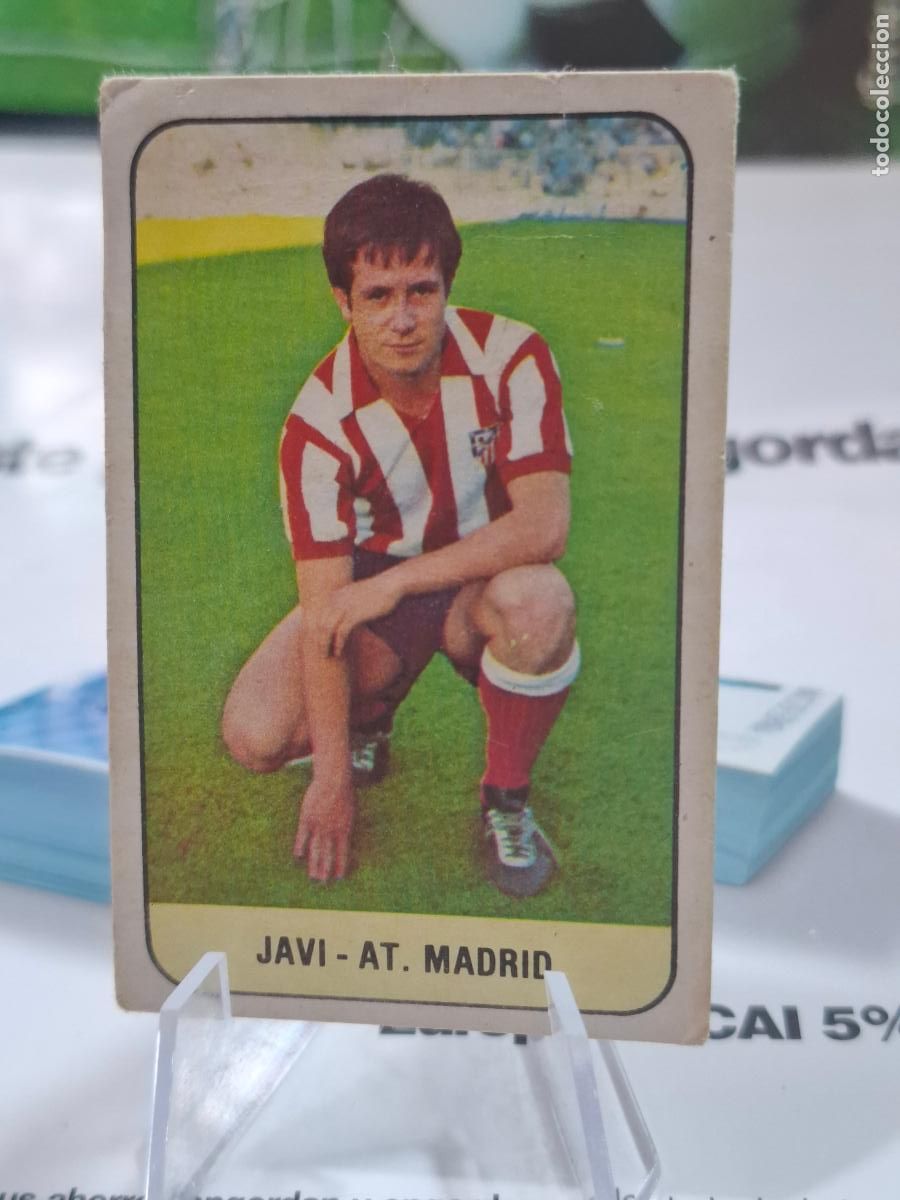 Figurine di Calcio: JAVI ATLETICO MADRID FICHAJE 27 LIGA 1978 1979 LIGA 78 79 EDICIONES ESTE DESPEGADO