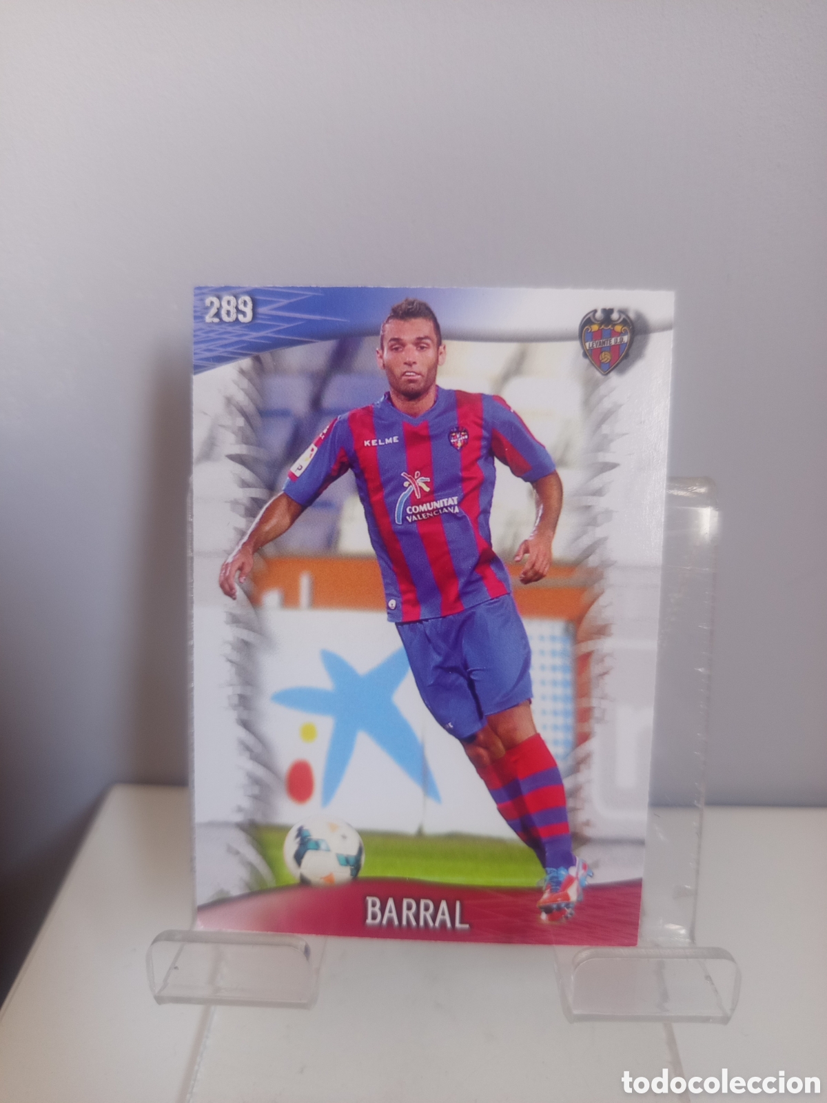 Fu&szlig;ball-Sticker: ❇️ CROMO CARD ⚽ BARRAL LEVANTE 289 FICHAS LIGA QUIZ GAME 2014 13 14 2013 2014 MUNDICROMO ❇️