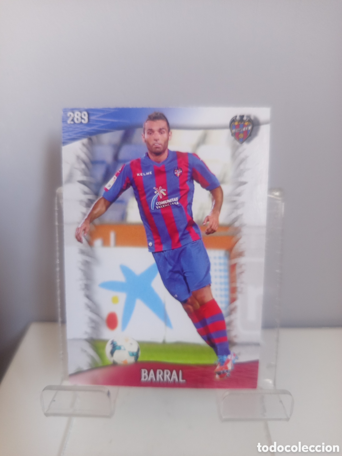 Fu&szlig;ball-Sticker: ❇️ CROMO CARD ⚽ BARRAL LEVANTE 289 FICHAS LIGA QUIZ GAME 2014 13 14 2013 2014 MUNDICROMO ❇️