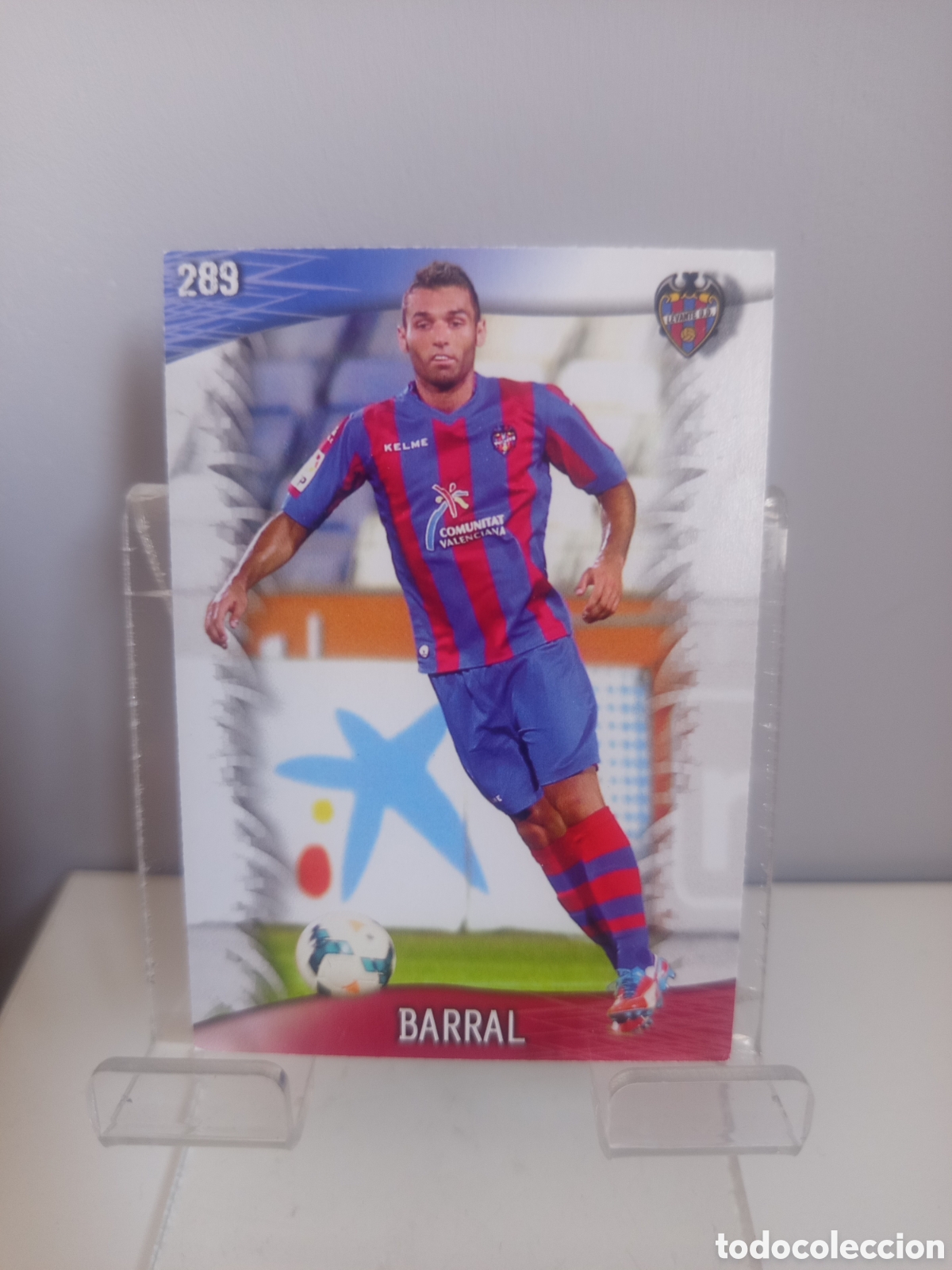 Fu&szlig;ball-Sticker: ❇️ CROMO CARD ⚽ BARRAL LEVANTE 289 FICHAS LIGA QUIZ GAME 2014 13 14 2013 2014 MUNDICROMO ❇️