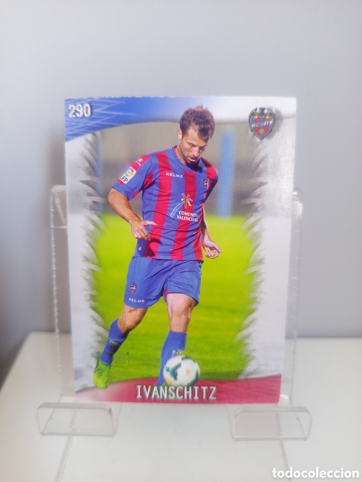 Fu&szlig;ball-Sticker: ❇️ CROMO CARD ⚽ IVANSCHITZ LEVANTE 290 FICHAS LIGA QUIZ GAME 2014 13 14 2013 2014 MUNDICROMO ❇️