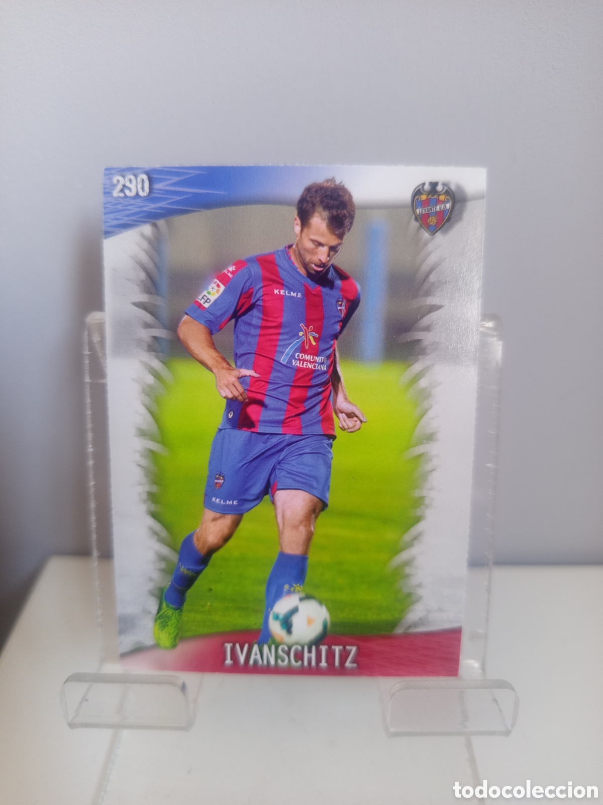Fu&szlig;ball-Sticker: ❇️ CROMO CARD ⚽ IVANSCHITZ LEVANTE 290 FICHAS LIGA QUIZ GAME 2014 13 14 2013 2014 MUNDICROMO ❇️