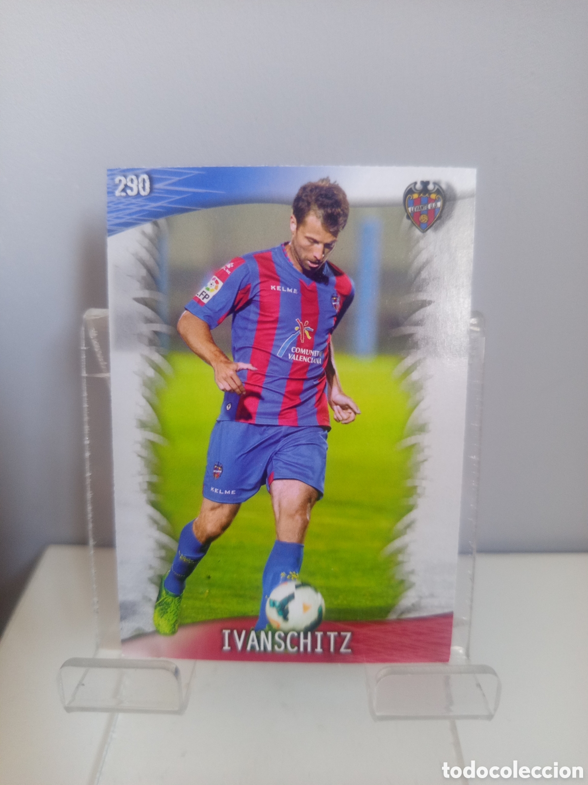 Fu&szlig;ball-Sticker: ❇️ CROMO CARD ⚽ IVANSCHITZ LEVANTE 290 FICHAS LIGA QUIZ GAME 2014 13 14 2013 2014 MUNDICROMO ❇️