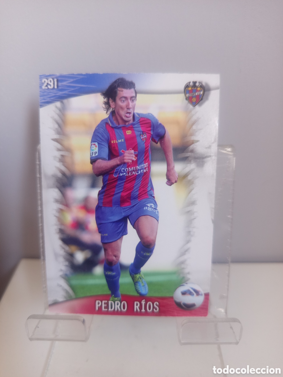 Fu&szlig;ball-Sticker: ❇️ CROMO CARD ⚽ PEDRO R&Iacute;OS LEVANTE 291 FICHAS LIGA QUIZ GAME 2014 13 14 2013 2014 MUNDICROMO ❇️
