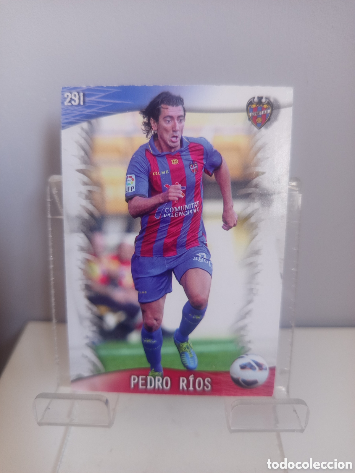 Fu&szlig;ball-Sticker: ❇️ CROMO CARD ⚽ PEDRO R&Iacute;OS LEVANTE 291 FICHAS LIGA QUIZ GAME 2014 13 14 2013 2014 MUNDICROMO ❇️