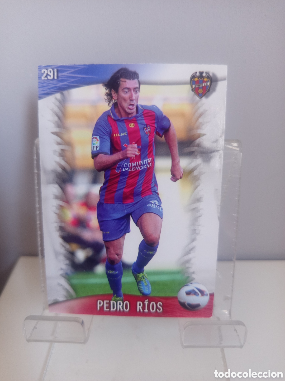 Fu&szlig;ball-Sticker: ❇️ CROMO CARD ⚽ PEDRO R&Iacute;OS LEVANTE 291 FICHAS LIGA QUIZ GAME 2014 13 14 2013 2014 MUNDICROMO ❇️